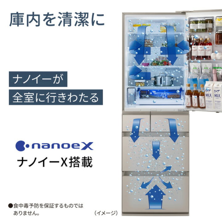 楽天市場】パナソニック 冷蔵庫 450L 右開き 5ドア 幅60cm パーシャル 