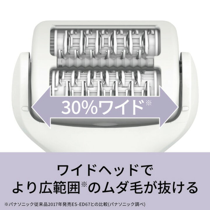 楽天市場】パナソニック ES-EY4A-W 脱毛器 ソイエ ホワイト : ヤマダ 