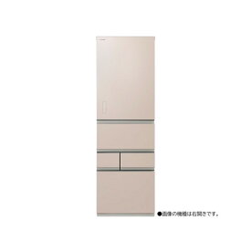 【無料長期保証】【推奨品】東芝 GR-W450GTML(NS) 5ドア冷凍冷蔵庫 (452L・左開き) エクリュゴールド