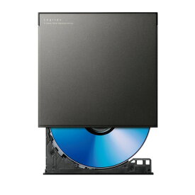 ロジテック LDR-PWA8U3CLBK Type-A／C対応 書込ソフト付 USB3.2(Gen1) ポータブルDVDドライブ ブラック