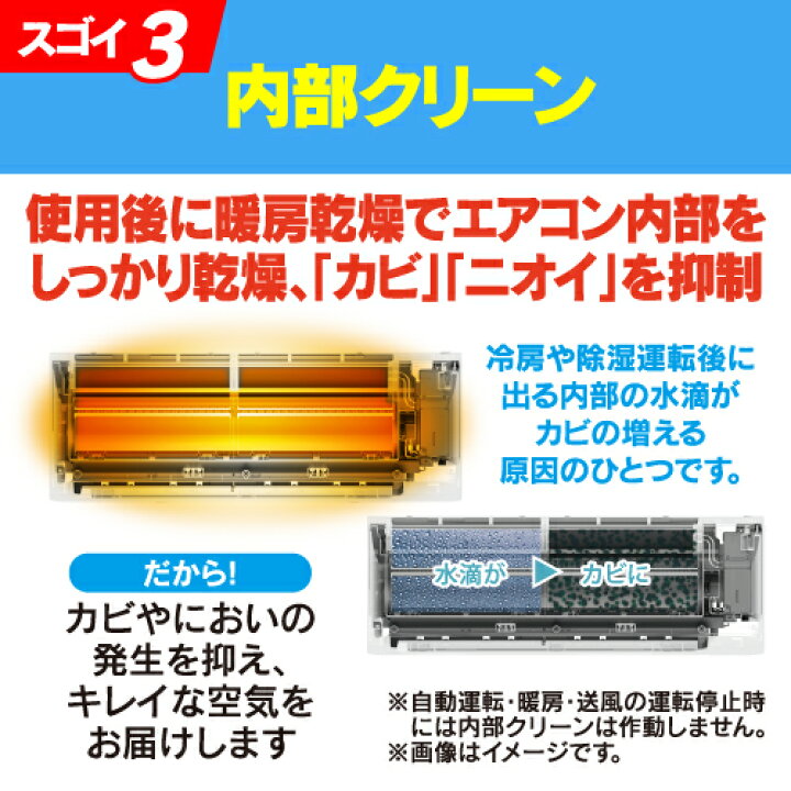 新品同様‼️】リエア(ヤマダ電機) 2022年製 ~12畳用エアコン 内部 