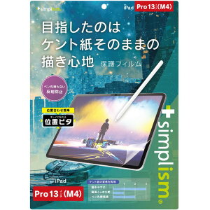 gjeB iPad Pro 13C` (M4)Pg̕`Sn ʃtB ˖h~ TRV-IPD2412-PFI-PLAK