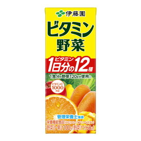 伊藤園 ビタミン野菜 200ml×12本 【セット販売】