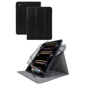 GR TB-A24PMSA360BK 11C`iPad Pro(M4) tbvP[X 360x] Pencil[ X[v
