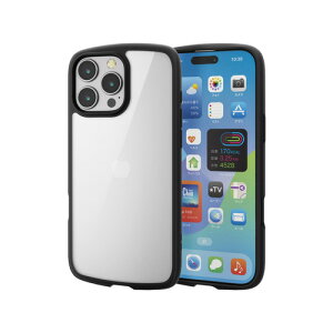 �G���R�� PM-A24DTSLFCBK iPhone 16 Pro Max TOUGH SLIM LITE �n�C�u���b�h�P�[�X �t���[���J���[