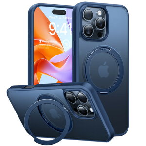 Torras X00FX1773 ROstand Pro case for iPhone16 Pro Navy Blue