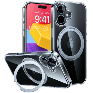 Torras X00FX1782 ROstand Pro-Clear case for iPhone16 Plus Clear