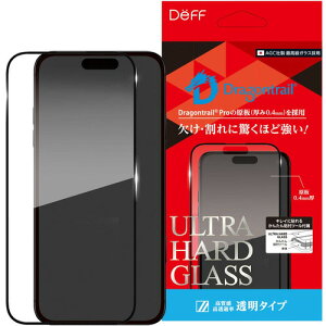 �f�B�[�t iPhone 16 Pro ULTRA HARD GLASS �N���A DG-IP24MPG4DF
