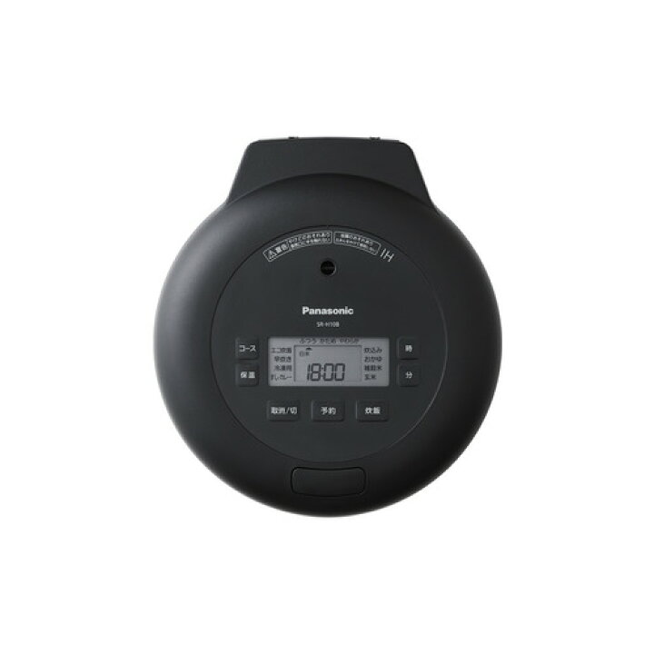 楽天市場】パナソニック SR-H10B-K IHジャー炊飯器 5.5合炊き ブラック 