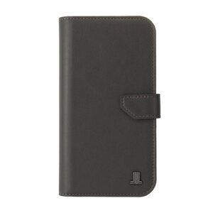 LANVIN COLLECTION LCDLGRYFLIP2463P Folio Case Double Lined with MagSafe for iPhone16 Pro Gray