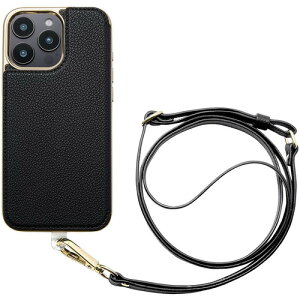 ���j�P�[�X Cross Body Case Duo for iPhone 16 Pro Max (black) UNI-CSIP24LP-2CBBK
