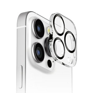 PGA PG-24BCLG09BK iPhone 16 Pro/16 Pro Max�p �J�����t���v���e�N�^�[ [�N���A/�u���b�N] Premium Style