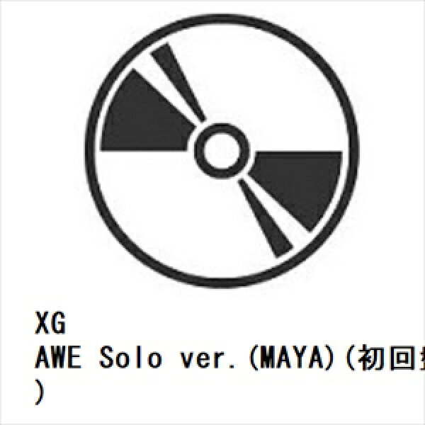 【CD】XG ／ AWE Solo ver.(MAYA)(初回盤)
