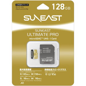 SUNEAST@SUNEAST ULTIMATE PRO microSDXCJ[h 128GB@SE-MSDU1128B185