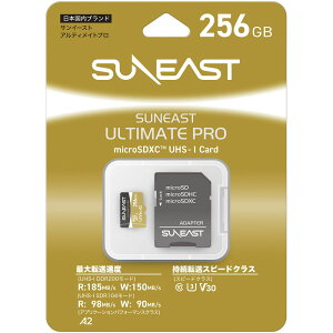 SUNEAST@SUNEAST ULTIMATE PRO microSDXCJ[h 256GB@SE-MSDU1256B185