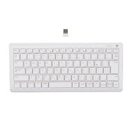 ナカバヤシ FKB-R251W 無線静音ミニキーボード メンブレン 日本語85キー 1.5m ホワイト