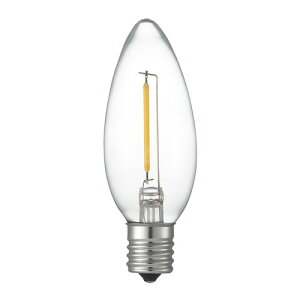 ���U�� LDC1LG32E17C2 �t�B�������gLED 10W C32 �V�����f���A�` E17 �N���A