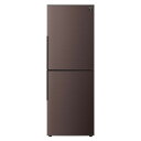 シャープ 冷蔵庫 280L 右開き 2ドア 幅56cm 4段ケース冷凍室 プラズマクラスター シャキット野菜室 SJ-PD28P-T ブラウン系【DD】
