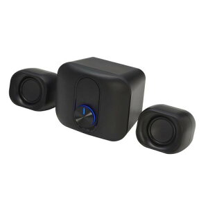 �i�J�o���V USP04BK �R���p�N�g 2.1ch USB�X�s�[�J�[ �T�u�E�[�t�@�[���� �u���b�N