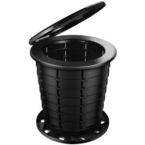 慶洋エンジニアリング ANS137BK どこでもトイレ 高さ調整可能 ブラック