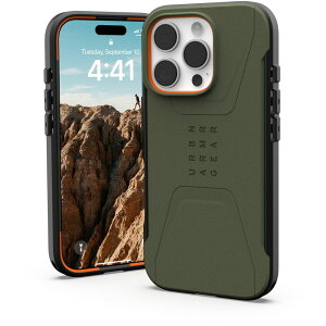 �v�����X�g�� iPhone 16 Pro�p MAGSAFE�Ή� CIVILIAN �I���[�u UAG-RIPH24MA-CMS-OL