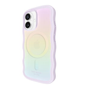 PCgEXy[h j[[N KS054350 Wavy MagSafe iPhone 16pP[X Opal Iridescent NAEp[vn