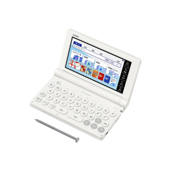 楽天市場】カシオ計算機 XD-SA3900WE 電子辞書 EX-word 中学生モデル 