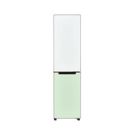 Haier JR-SX21T-WG 冷凍冷蔵庫 2ドア 208L・右開き ホワイト＆グリーン