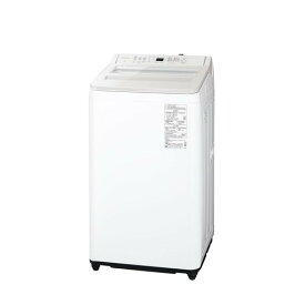パナソニック 全自動洗濯機 洗濯：8.0kg 簡易乾燥 幅56.4cm スゴ落ち泡洗浄 パワフル立体水流 AIエコナビ NA-FA8H5-W ホワイト系