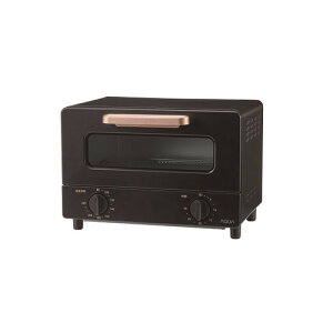 AQUA AQT-CG12T(K) オーブントースター 2枚焼き 瞬速黒鉛ヒーター搭載 ブラック