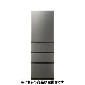 アクア 冷蔵庫 362L 左開き 4ドア 幅60cm スタイリッシュデザイン 真ん中冷凍室 省エネ設計 AQR-36R2L シルバー系
