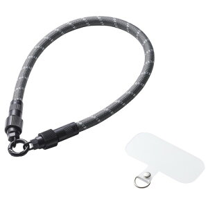 �G���R�� P-STHH1CC08BK2 �X�}�z �n���h�X�g���b�v USB Type-C to C 30cm ��� �^ �r�|�� �u���b�N�X�g���C�v