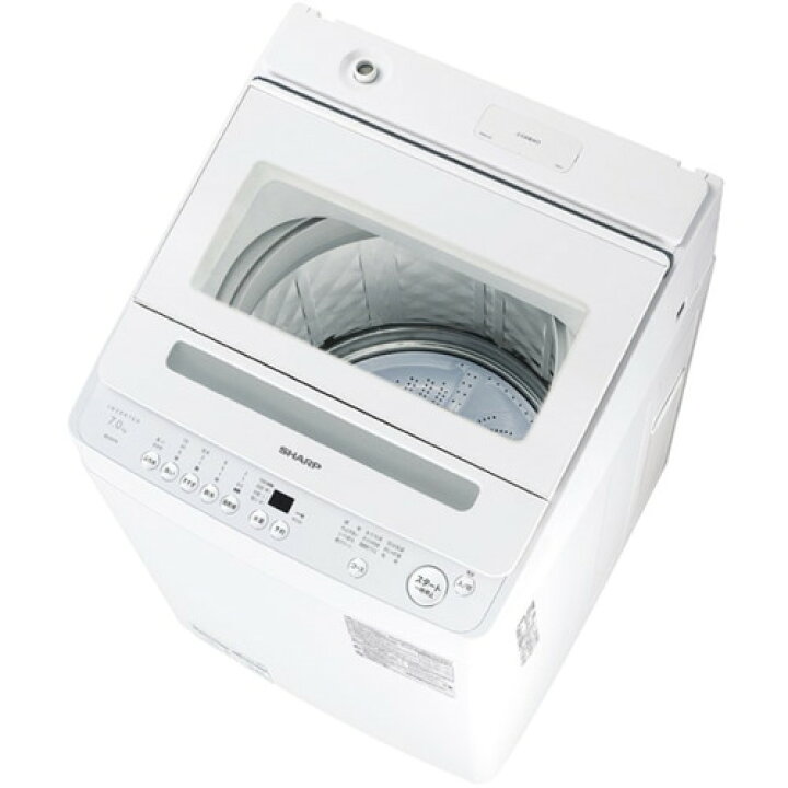 楽天市場】シャープ ES-GV7K-W 全自動洗濯機 (洗濯7.0kg) : ヤマダ電機 