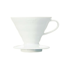 HARIO ハリオ V60透過ドリッパ-02 セラミックW 1-4杯用 ホワイト VDCR-02-W