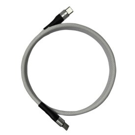 GOPPA USB-C(R)ケーブル ［Type-Cオス・オス］ ホワイト GP-CCU2M1M／W