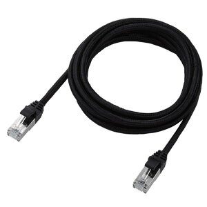 �G���R�� LD-TWSM�^BK20 LAN�P�[�u�� CAT7 2m �ܐ܂�h�~ ���b�V�� �V�[���h�\���u���b�N
