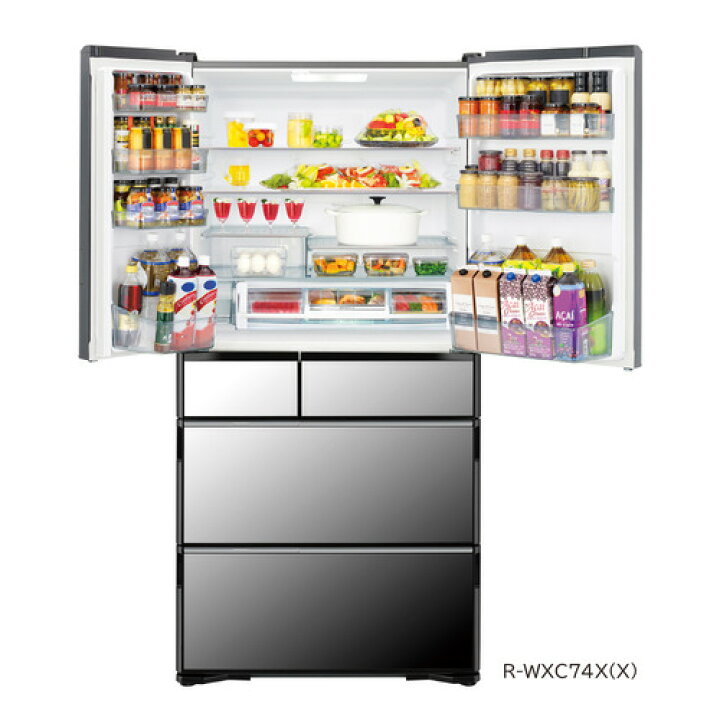 楽天市場】【無料長期保証】日立 冷蔵庫 735L 観音開き 6ドア 幅88cm 