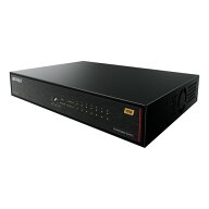 BUFFALO LXW10G8 10Gbps対応 8ポート スイッチングハブ スマート冷却ファン 金属筐体 電源内蔵 ブラック
