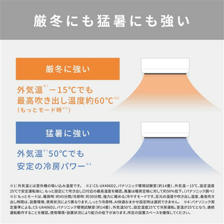 楽天市場】【標準工事費込】【無料長期保証】パナソニック エアコン 10 