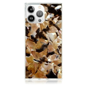 Flaunt FT056746 Square MagSafe Case for iPhone 16 Pro Max Brown Abalone