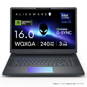 DELL m[gPC Alienware 16 Area-51 AA16250 NAA96-FN[16^ | WQXGA | Core Ultra 9 | 32GB | 1TB | Windows 11 | Lbh eB[]
