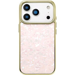 �e�B�[�K�C�A Glass Shell Case (pink) for iPhone17 Pro UNI-25MP-GSPK