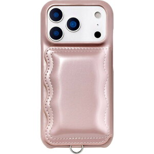 �e�B�[�K�C�A Volume Wavy Puff(pink) for iPhone17 Pro UNI-25MP-WPPK