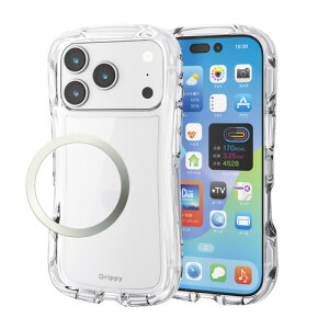 GR PM-A25CGRPACR iPhone 17 Pro P[X CzΉ^XebJ[t Grippy NA