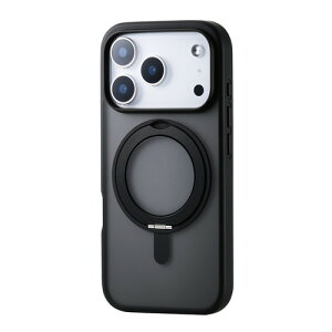 �G���R�� PM-A25CMAGSTBK iPhone 17 Pro �P�[�X MAGKEEP 360�x��]�X�^���h�t �u���b�N