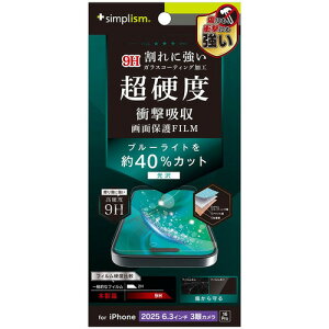 �g���j�e�B iPhone17 Pro�^16 Pro 9HG���C�N BL�ጸ �ی�F ���� TR-IP25M3-PFPM-BCCC