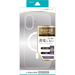 MS�\�����[�V�����Y LEPLUS NEXT iPhone17 �uMASTER CLEAR mag�v �N���A�^�z���C�g LN-IM25MCMWH