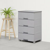【期間限定大特価】天馬 Fits フィッツチェスト 5504 幅55cm 4段 ロック付き スムーズな引出し 収納 タン…