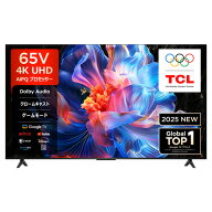 TCL 65P6K 65V型 4K液晶テレビ BS・CS 4Kチューナー内蔵 GoogleTV搭載 YouTube対応