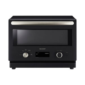 シャープ RE-SD18C-B オーブンレンジ ダイヤル操作 フラット庫内 18L ブラック